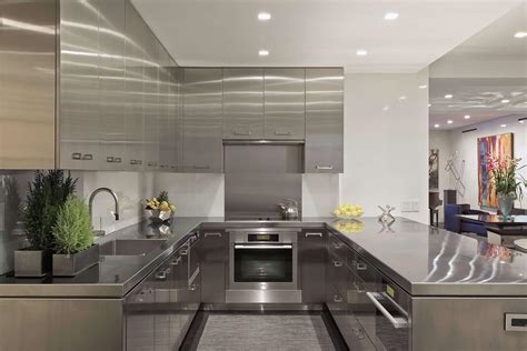 stainless steel overhead cabinets|stainless steel kitchen cabinet ideas.